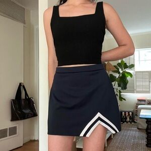 Navy Champion Mini Skirt